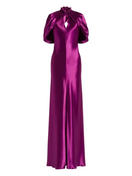 Kostiumas maksi maxi suknele Alberta Ferretti violetinė