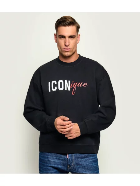 Hanorac| Relaxed fit negru