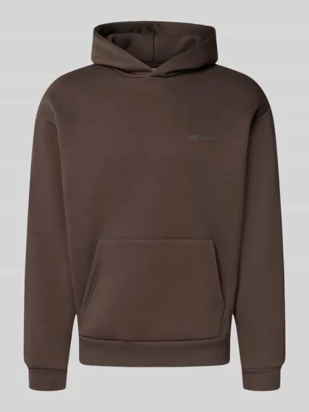 Bluza z kapturem o kroju regular fit z mieszanki bawełny z detalem z logo Review