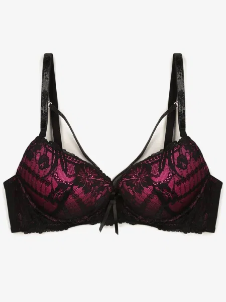 Sutien Falzedia cu fucsia negru