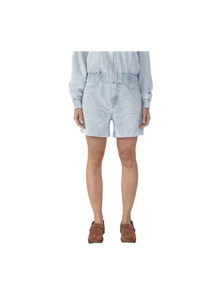 Szorty jeansowe Lala Berlin niebieskie