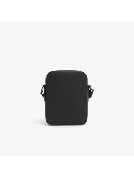Lacoste Pionowa Torba Typu Satchel Langon Z Materiału Petit Piqué czarna