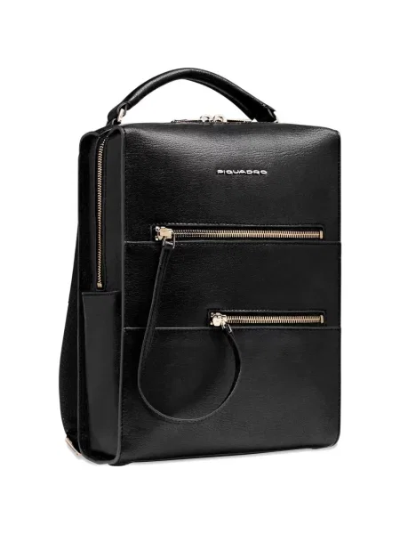 Rucsac Piquadro din piele negru