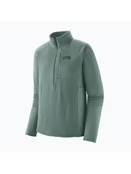 Férfi polár pulóver Patagonia R1 blue sage. Méret: S kék
