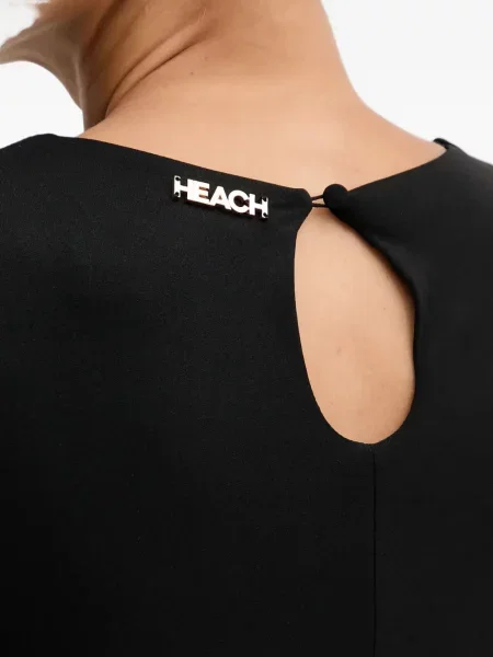 Rochie maxi Silvian Heach lungă de costum negru