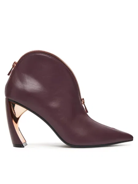 United Nude Škornji Zuma Stacy Hi Bordo rdeča