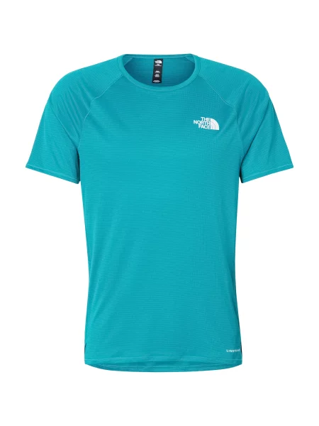 THE NORTH FACE Tricou funcțional SUNRISER turcoaz alb