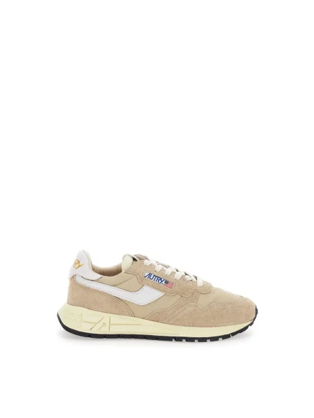 Sneakersy Autry brązowe