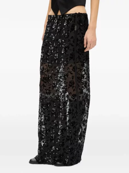 Fusta maxi Ann Demeulemeester negru