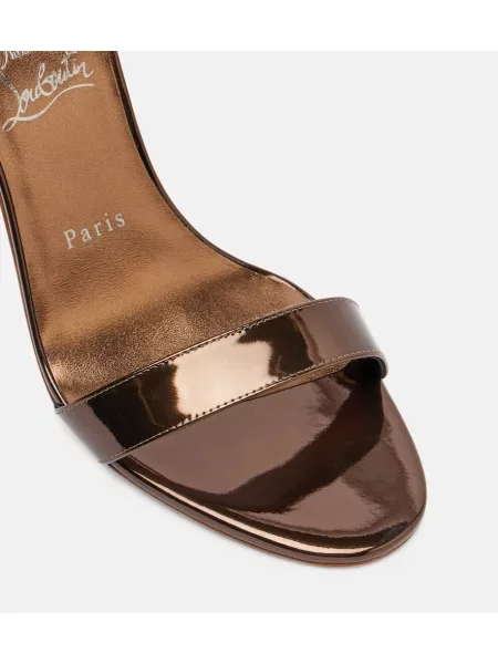 Sandale Christian Louboutin din piele maro