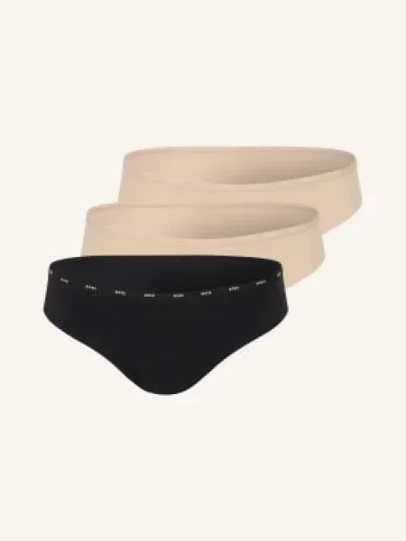 Boss Zestaw 3 Sztuk Majtek Micro beige czarny