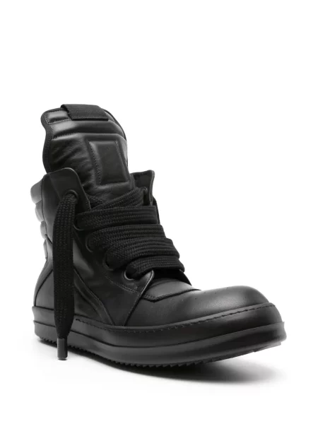 Iš natūralios odos sportbačiai Rick Owens juoda