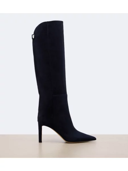 Cizme Jimmy Choo din piele de căprioară albastru
