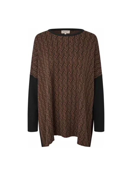 Sweter Masai brązowy