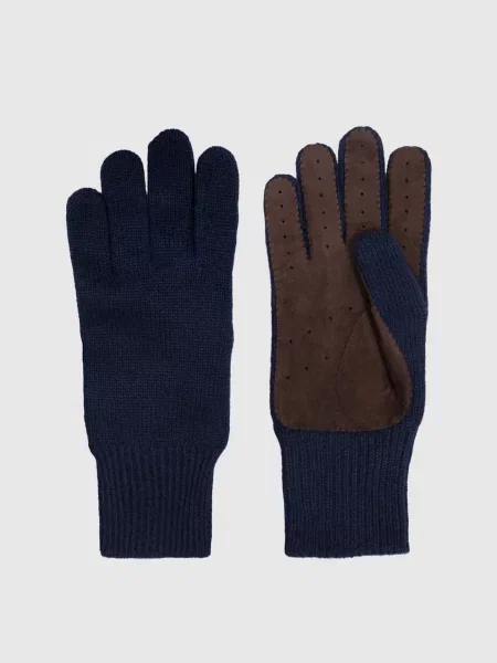 Перчатки Brunello Cucinelli синие
