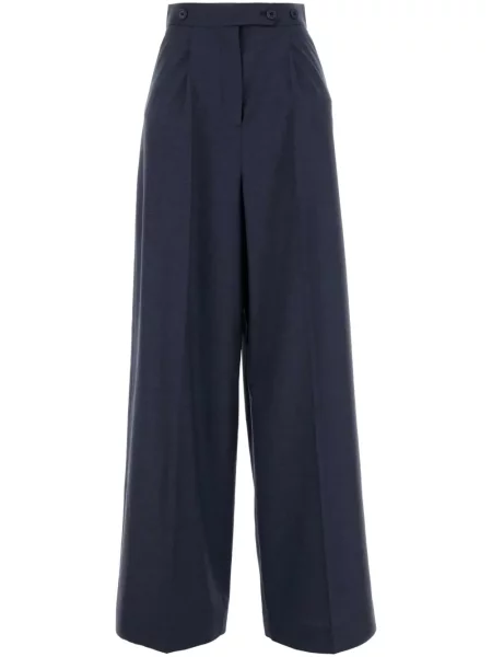 Pantaloni Givenchy de lână albastru