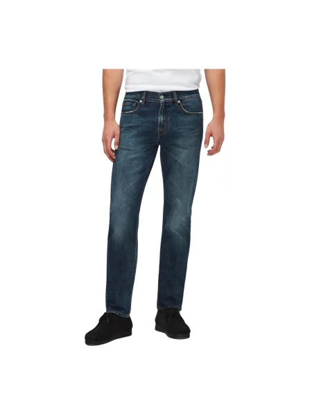 Jeansy 7 For All Mankind niebieskie