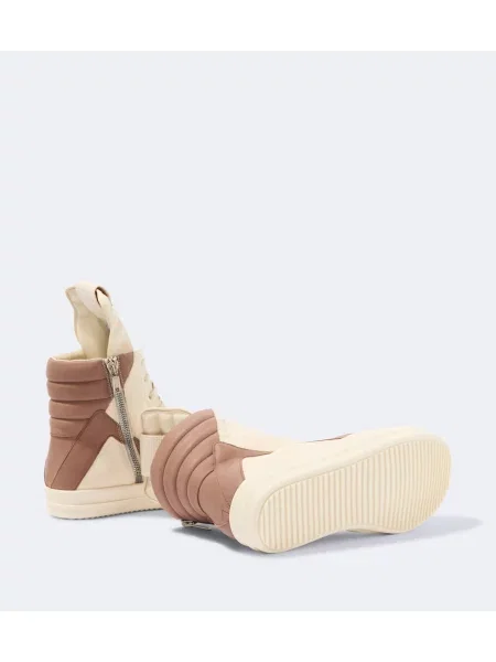 Sneakerși Rick Owens din piele alb