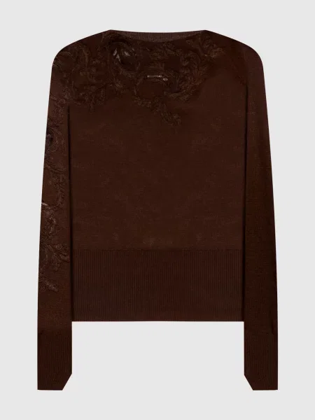 Джемпер з кашеміру Ermanno Scervino коричневий