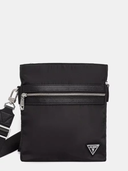GUESS Geantă de umăr BERLIN' negru