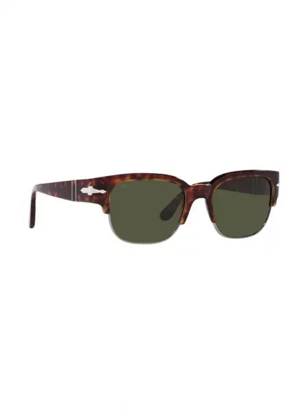 Ochelari de soare Persol cu imprimeu geometric maro
