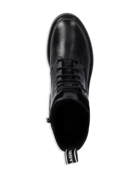 Botine Karl Lagerfeld cu imagine negru