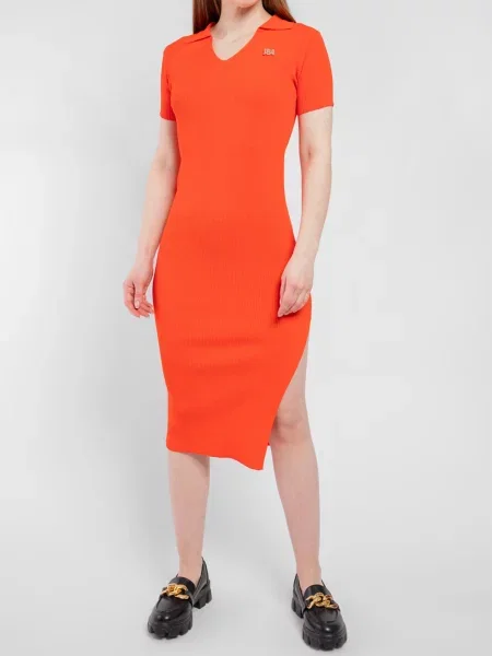Just Before Сукня міді помаранчевий