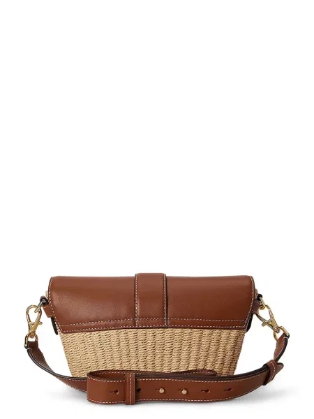 Lauren Ralph Lauren Torba za čez ramo bež rjava
