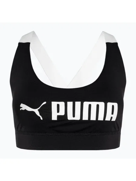 PUMA Mid Impact fitness podprsenka Puma Fit puma black čierna