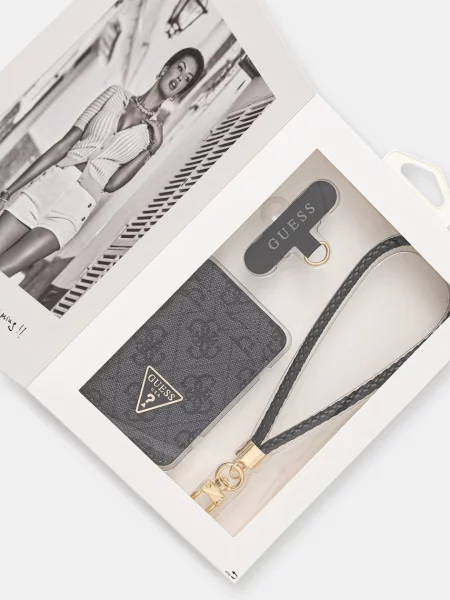 Guess etui na karty szary