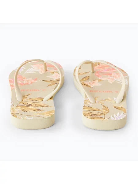 Japonki Rip Curl La Isla Bloom Open Toe beżowe