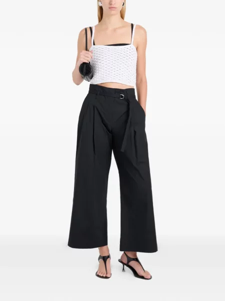 Pantaloni Proenza Schouler White Label alb