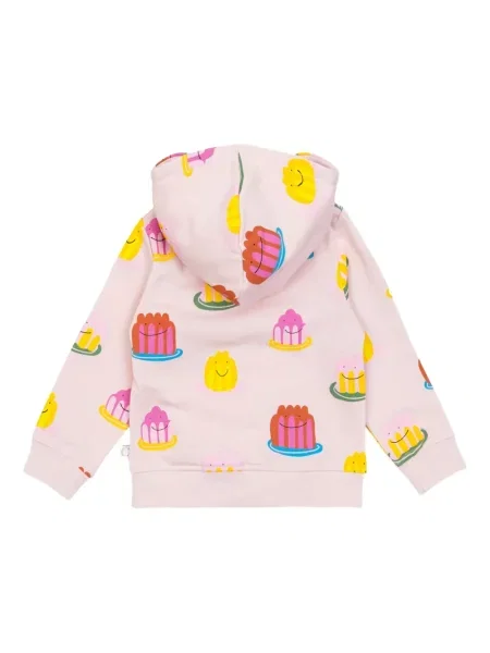 Bluza z kapturem dziecięca Stella Mccartney różowa