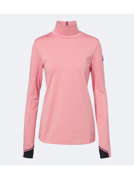 Top Moncler Grenoble cu autograf roz