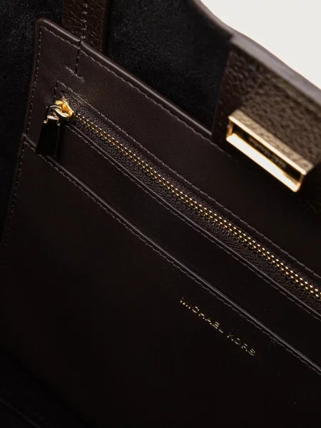 Кожаная сумка шоппер Michael Michael Kors