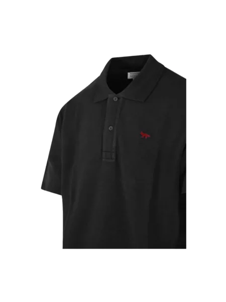 Koszulka polo Maison Kitsune czarna