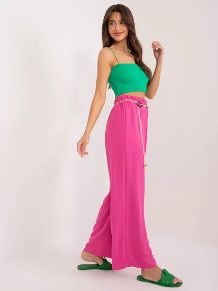 Pantaloni Fashionhunters fucsie