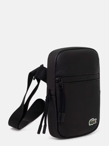 Geantă crossbody Lacoste negru