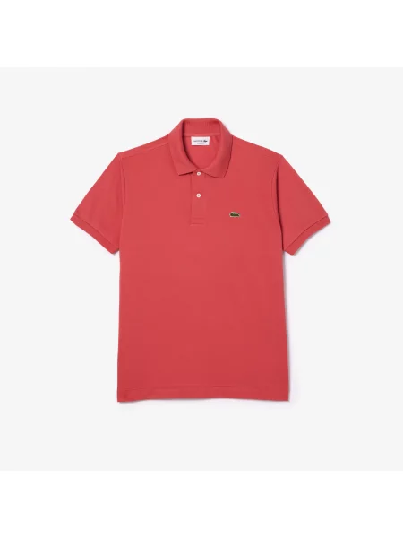 Lacoste Koszulka Polo Oryginał Petit Piqué różowa