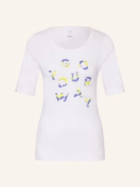 Joy Sportswear Tričko Sura / žlutá / modrá bílá