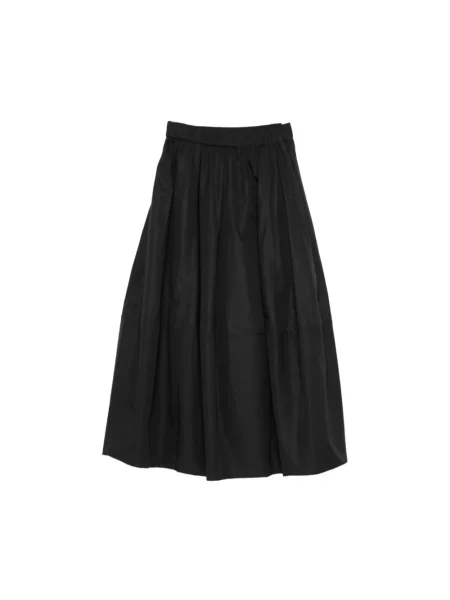 Spódnica midi Co do kolan czarna