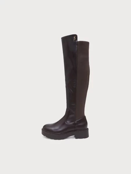 STEVE MADDEN Čižmy Axel tmavohnedá