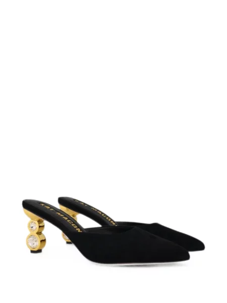 Papuci tip mules Kat Maconie negru