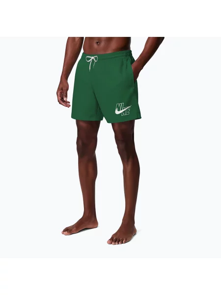 Мъжки бански шорти Nike Logo Lap 5“ Volley malachite зелено
