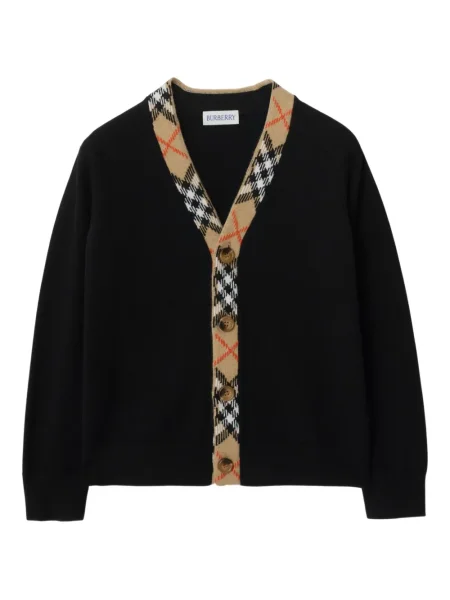 Kardigan dziecięcy Burberry czarny