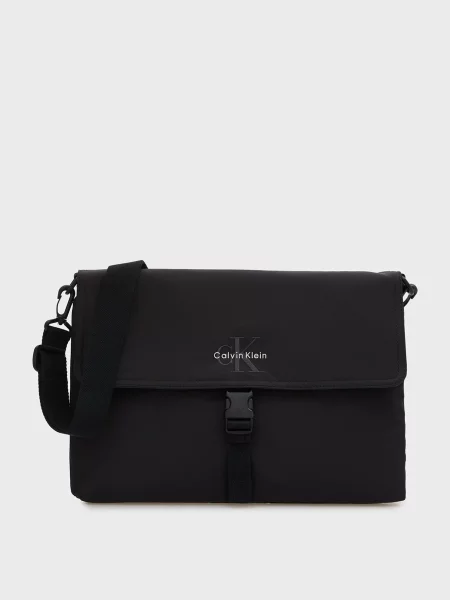 Сумка для ноутбука Calvin Klein с ремешками черная