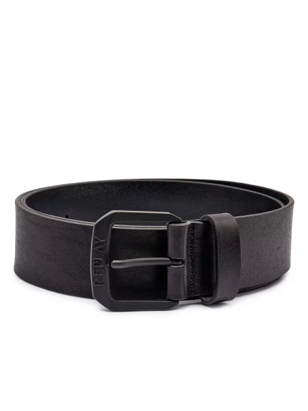 Replay De piele curea negru