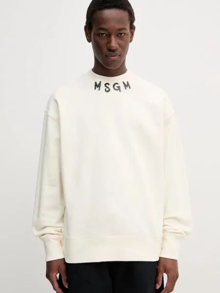 Суитчър Msgm с принт бежово