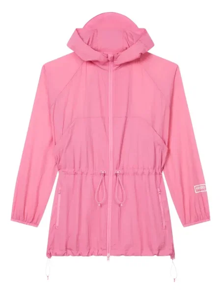 Geacă de vânt Kenzo cu glugă roz