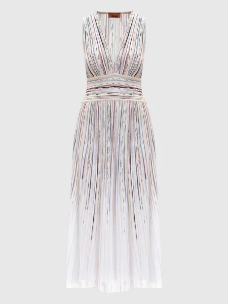 Платье миди Missoni белое